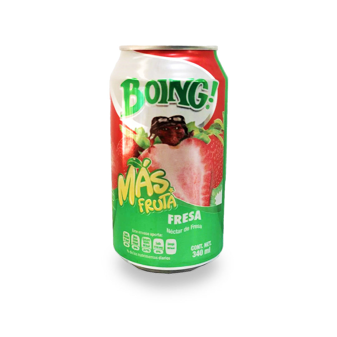 Jugo Lata Boing Fresa 340Ml