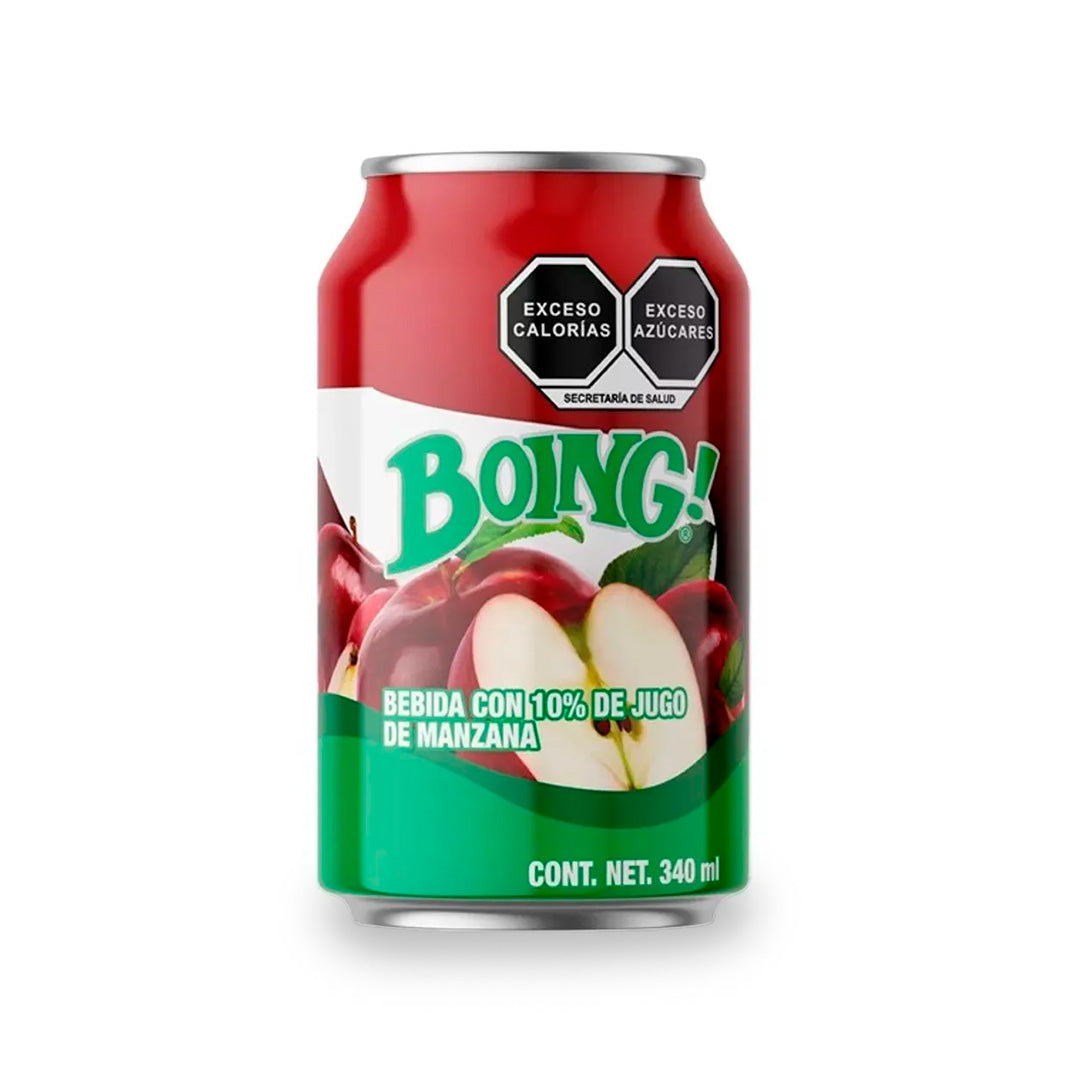 Jugo Lata Boing Manzana 340Ml