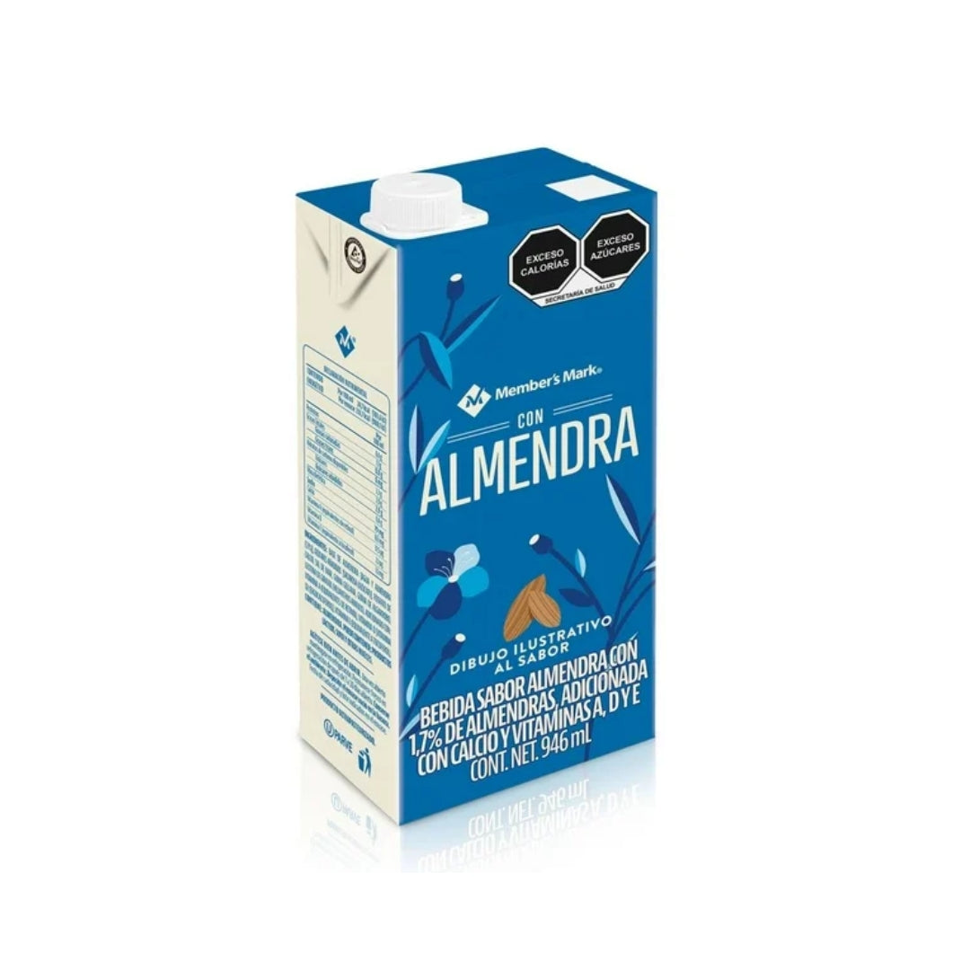 Leche Especializadas Members Almendra S/Azucar 946 Ml