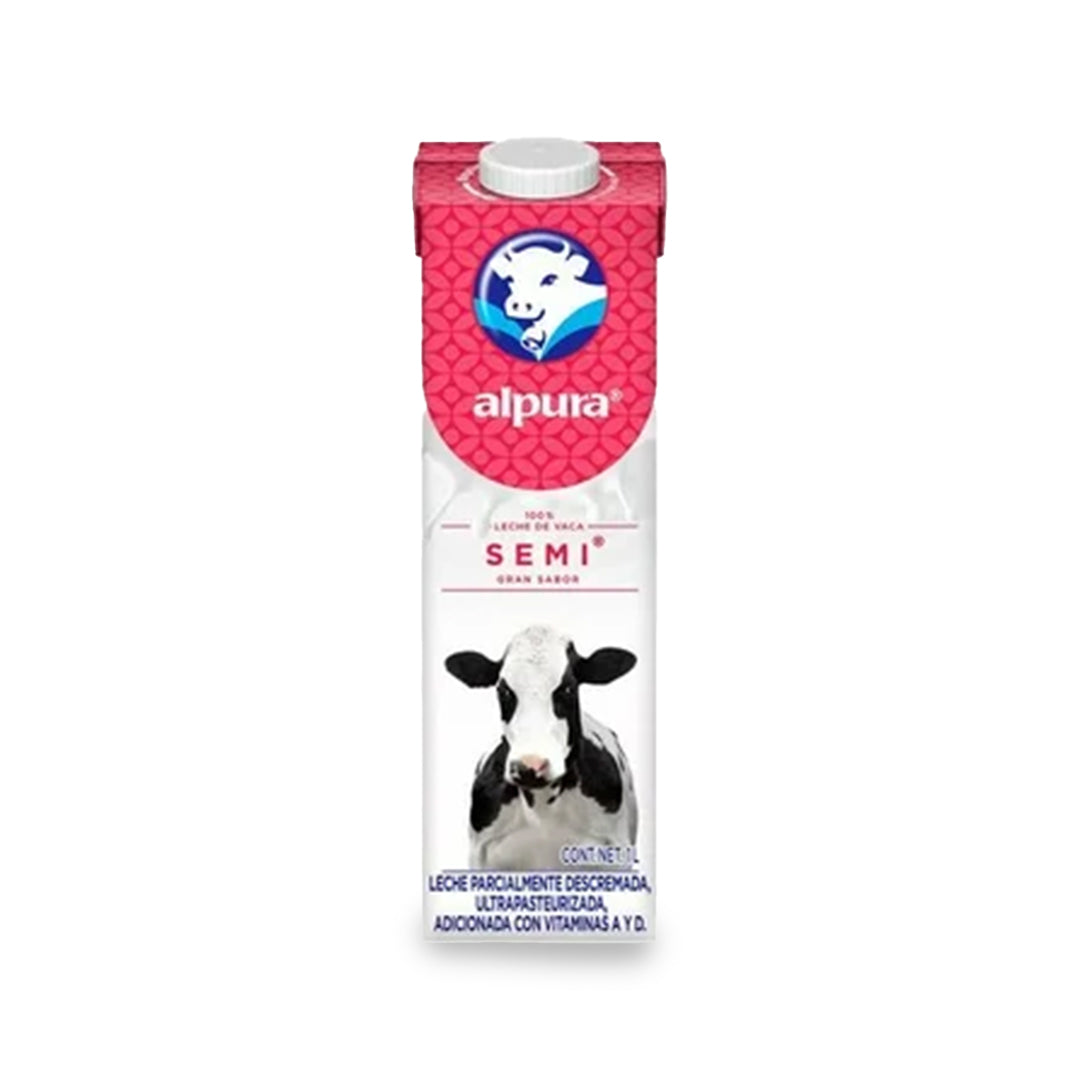 Leche Tetra Alpura Semidescremada 1 Lt