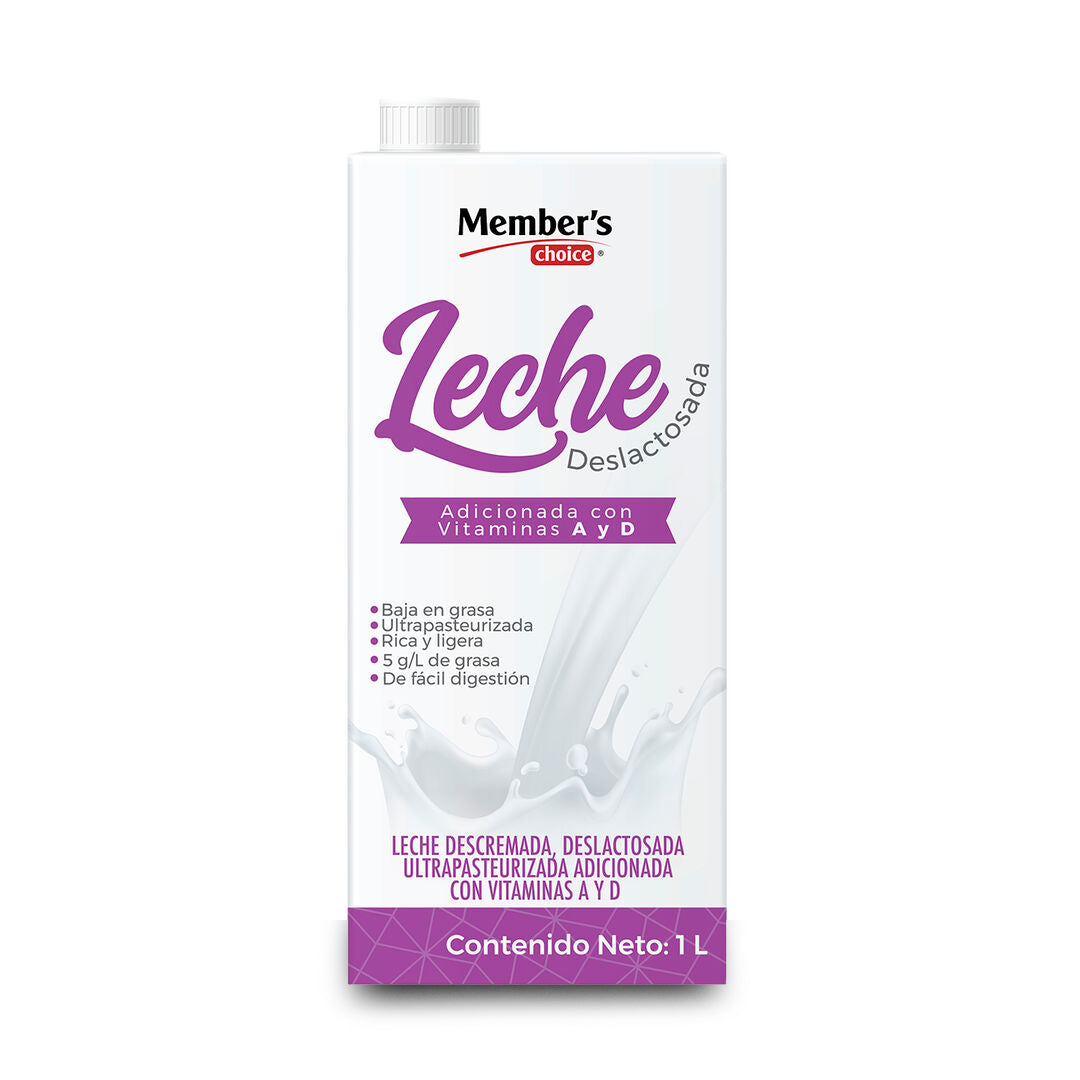 Leche Tetra Members Deslactosada 1 Lt