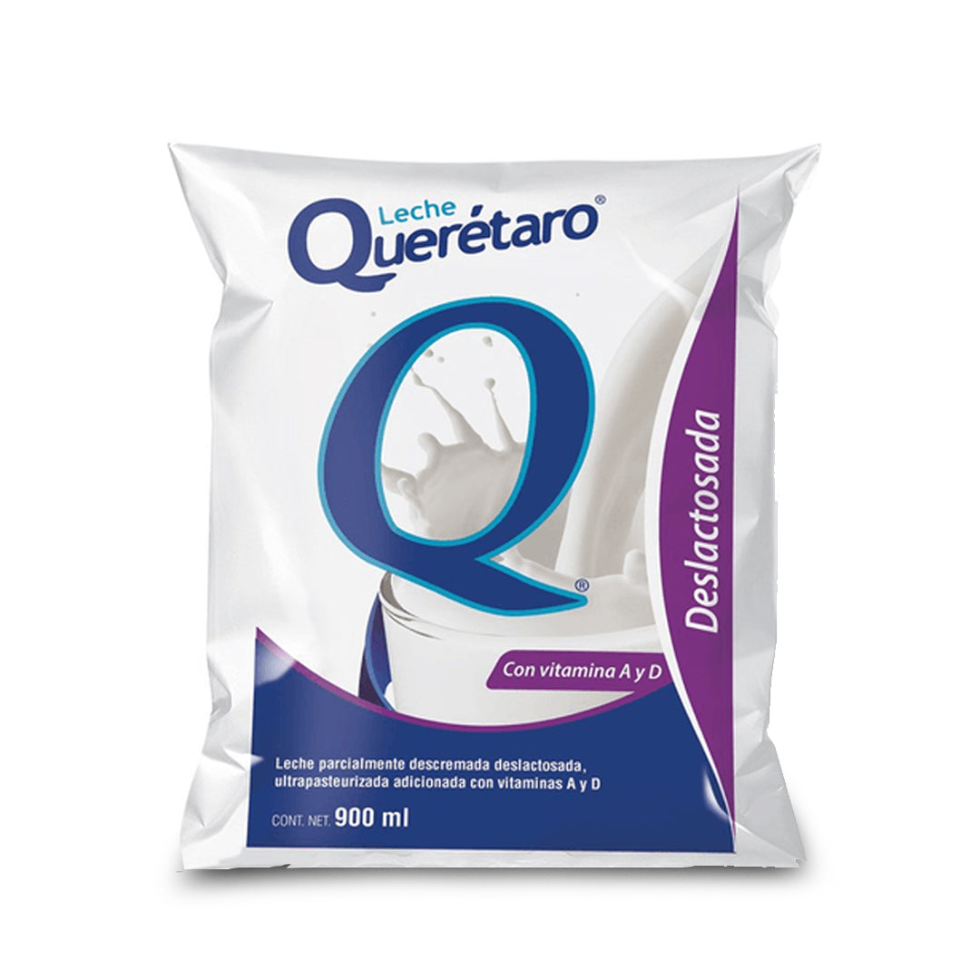 Leche Treta Queretaro Deslactosada Bolsa 900Ml