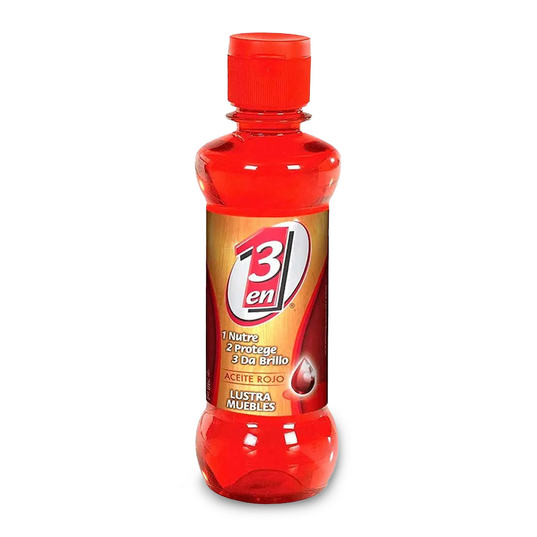 Limpiador De Muebles 3En1 Aceite Rojo 240 Ml
