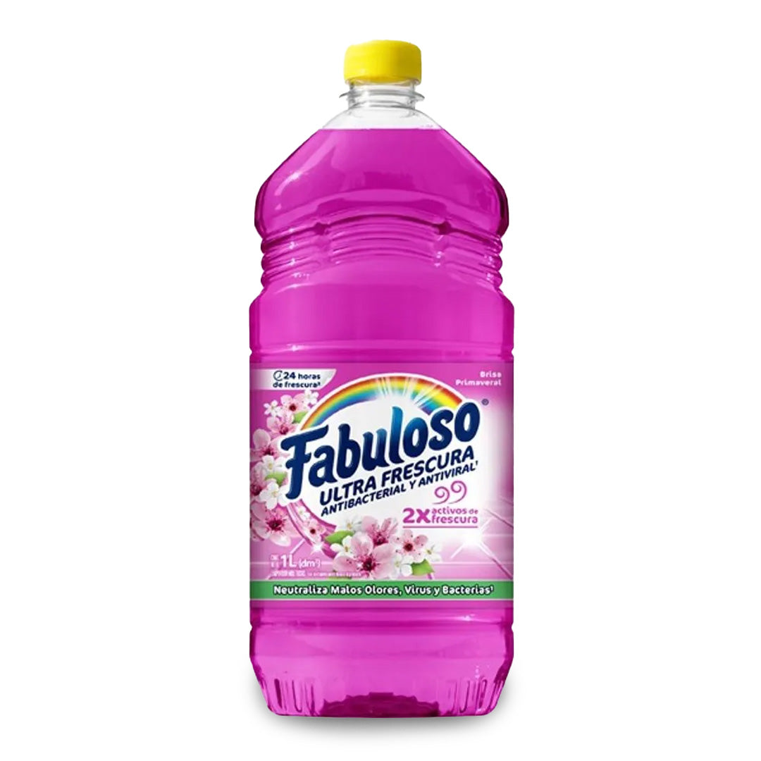 Limpiador De Piso Fabuloso Fresca Primavera Cloro 1 Lt.