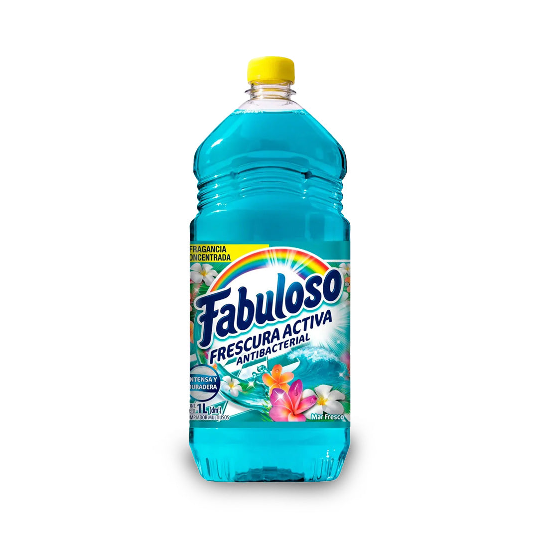 Limpiador De Piso Fabuloso Mar Fresco 1 Lt.