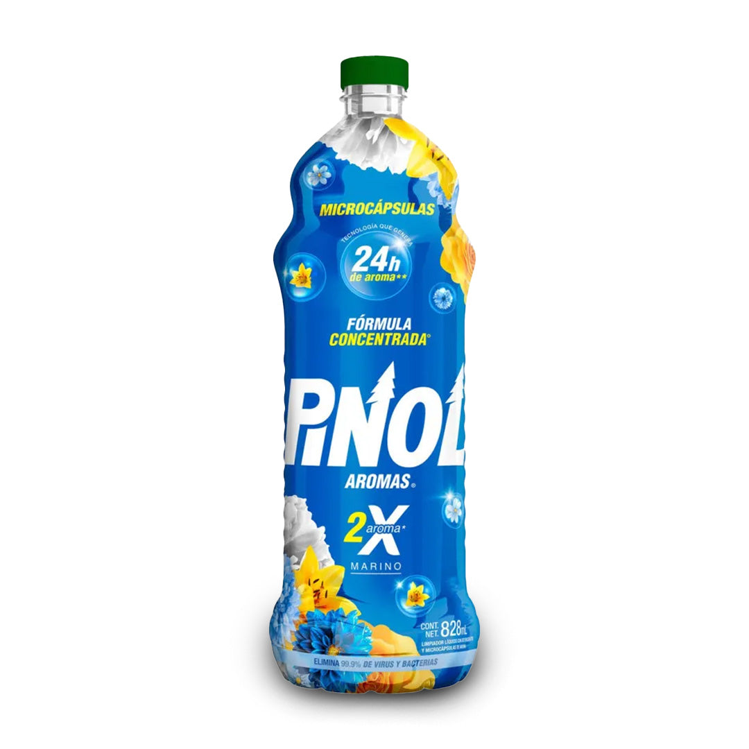 Limpiador De Piso Pinol Aroma Marino 1 Lt (12) Dup
