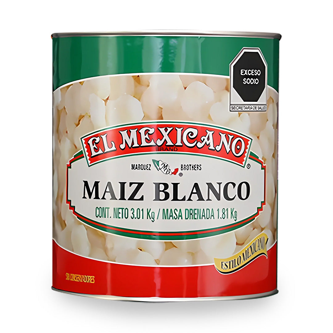 Maiz Procesado Pozolero El Mexicano Lata 3 Kg.