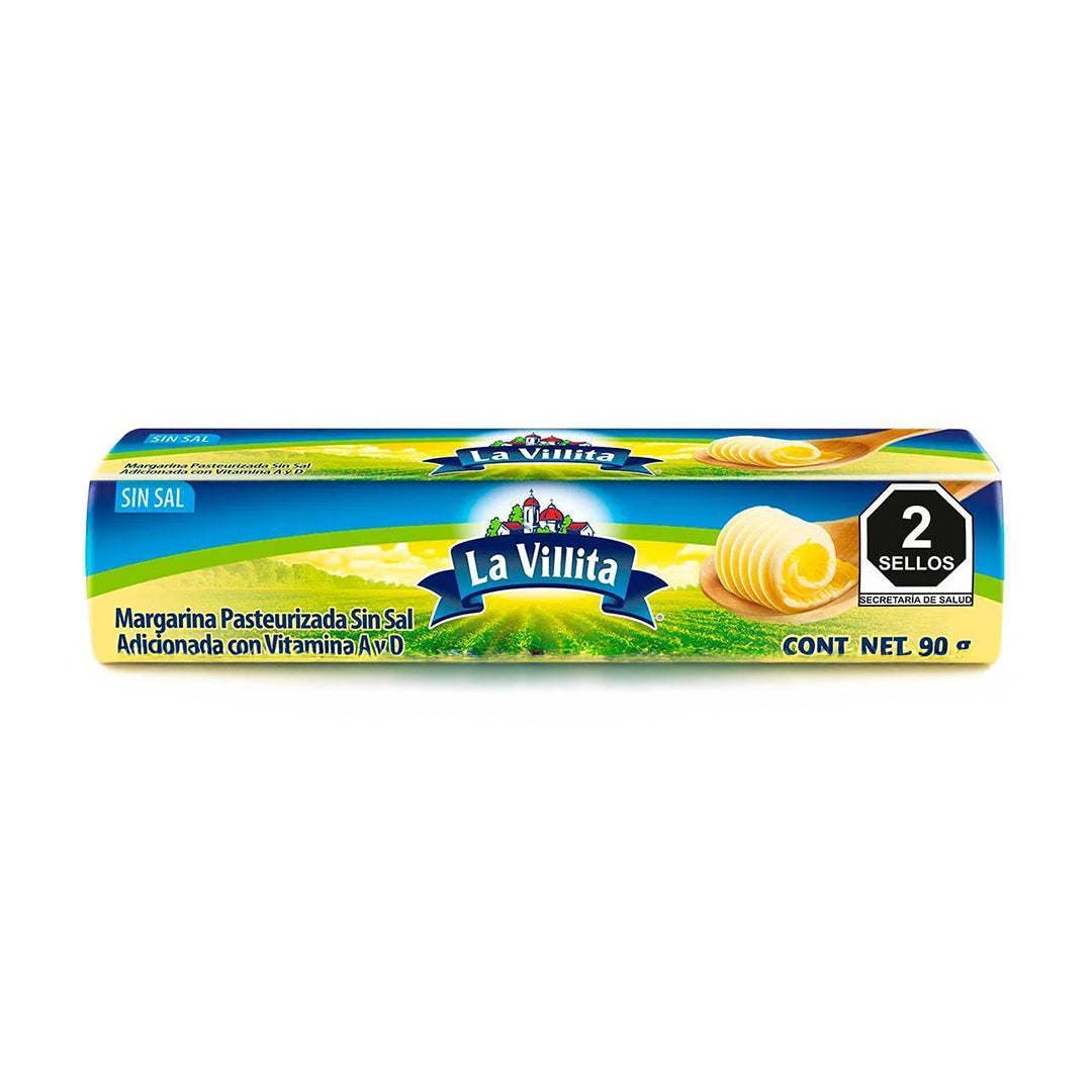 Mantequilla Margarina S/Sal La Villita 90Gr