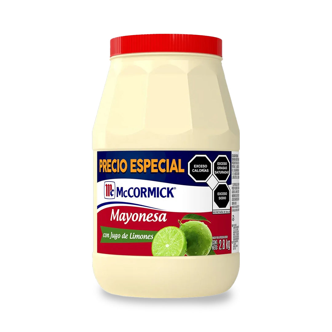 Mayonesa Mccormick Limones 2.8 Kg.