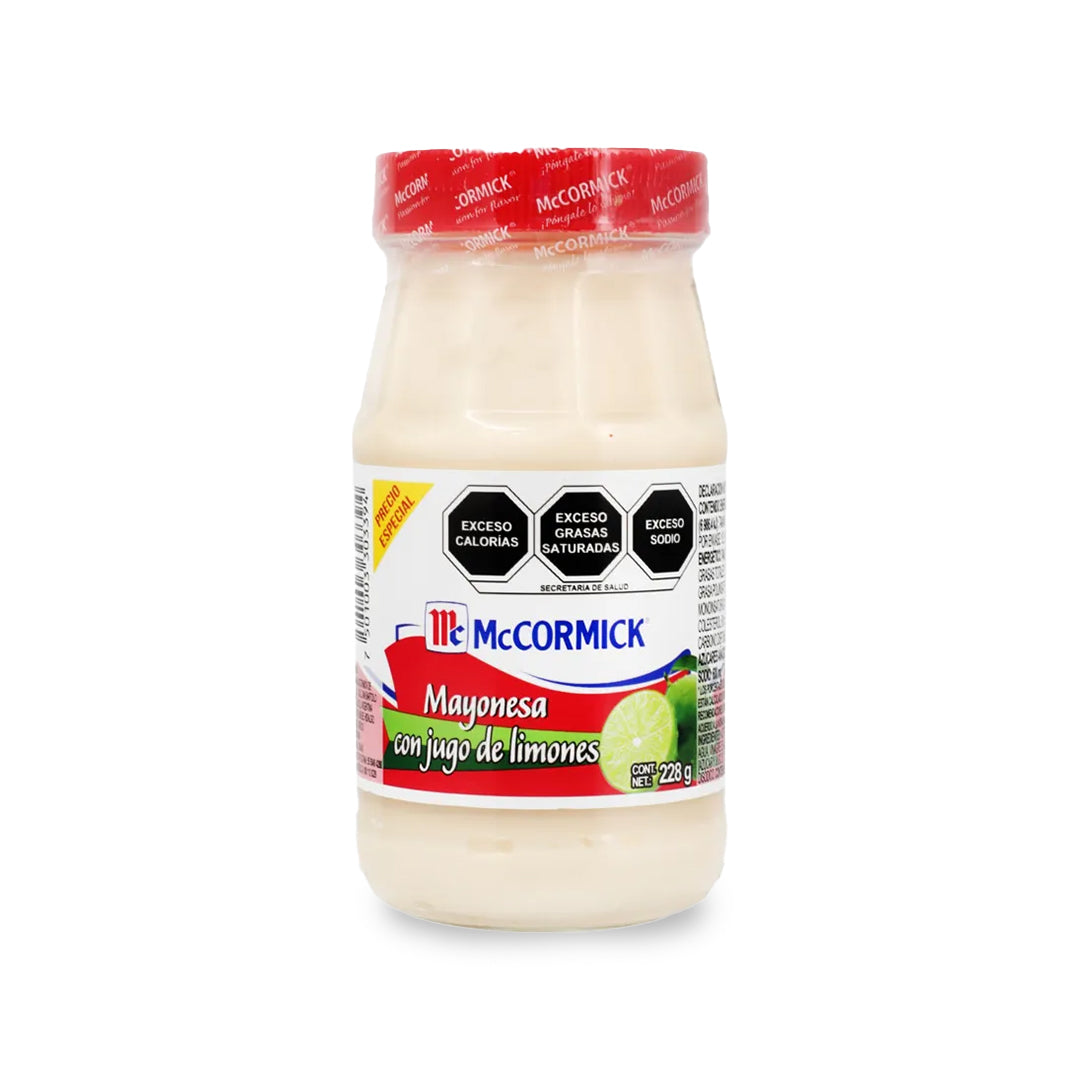 Mayonesa Mccormick Limones 228 Gr+20% .
