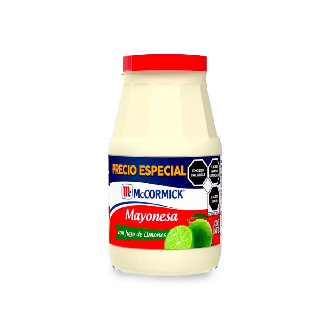 Mayonesa Mccormick Limones 468 Gr+20% .