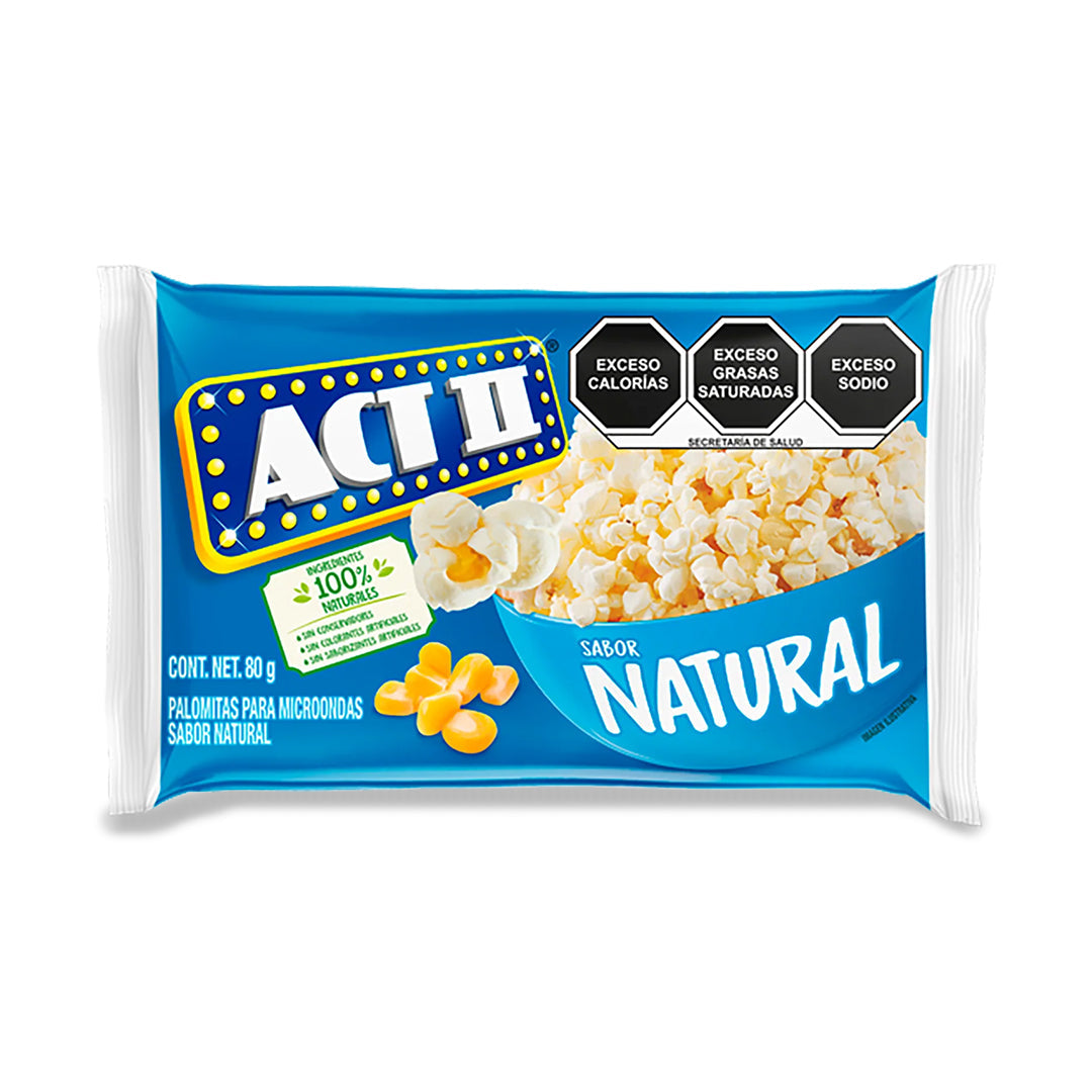 Palomitas Act Ii Natural 80Gr