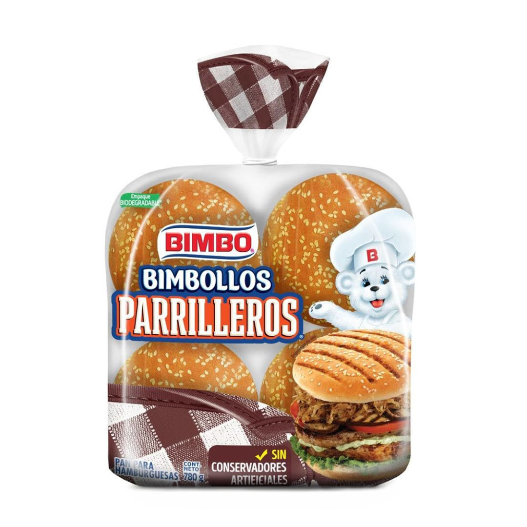 Pan Bimbo Bimbollos Parrilleros 516 Gr