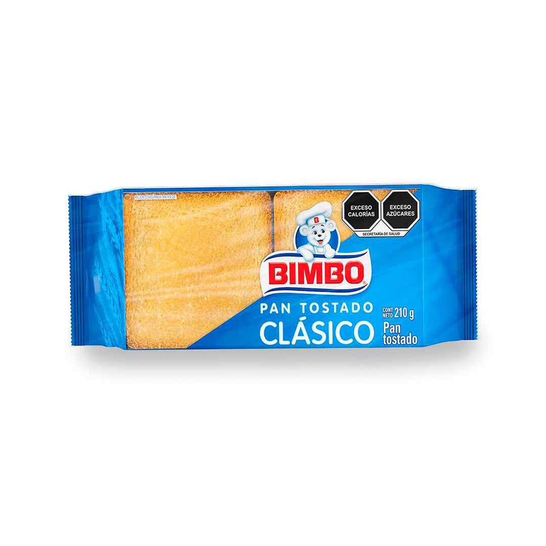 Pan Bimbo Pan Tostado Clasico 210 G