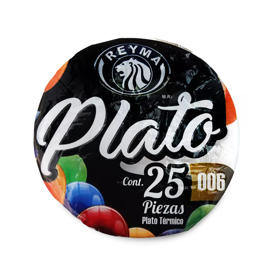 Platos Reyma Termico #6 Pastelero 25 Pz.