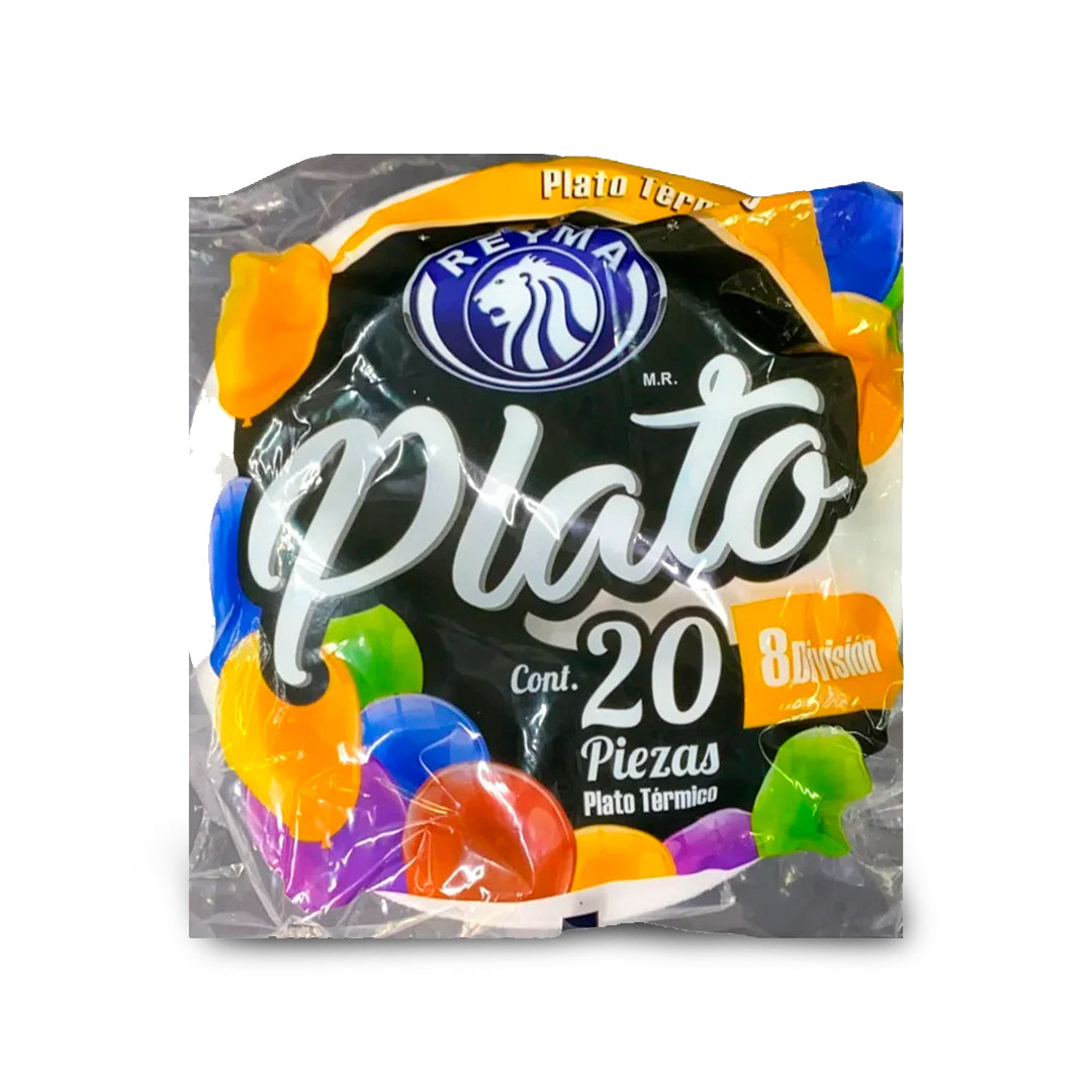 Platos Reyma Termico #8 Div 20 Pz.