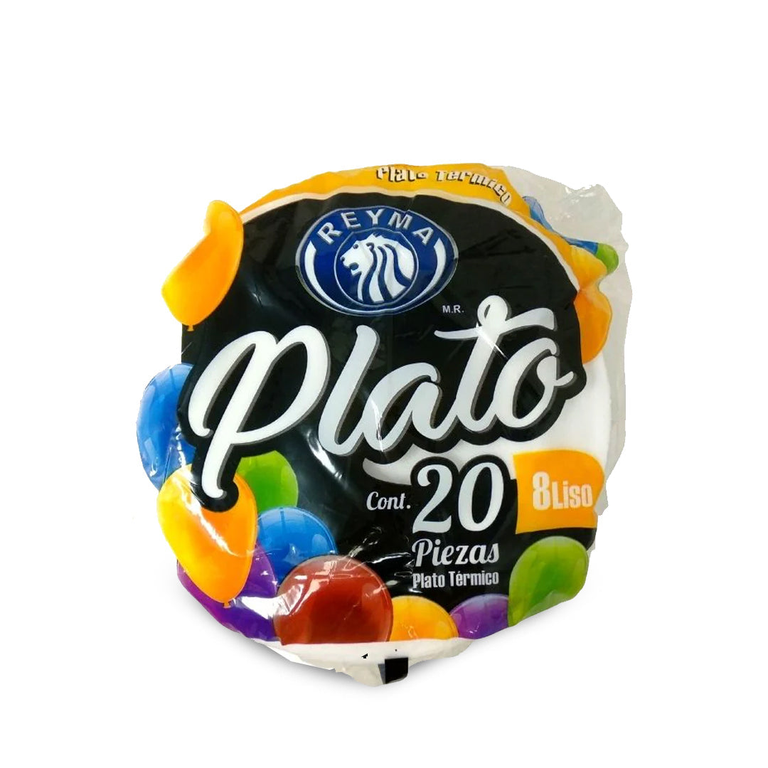 Platos Reyma Termico #8 Lis 20 Pz