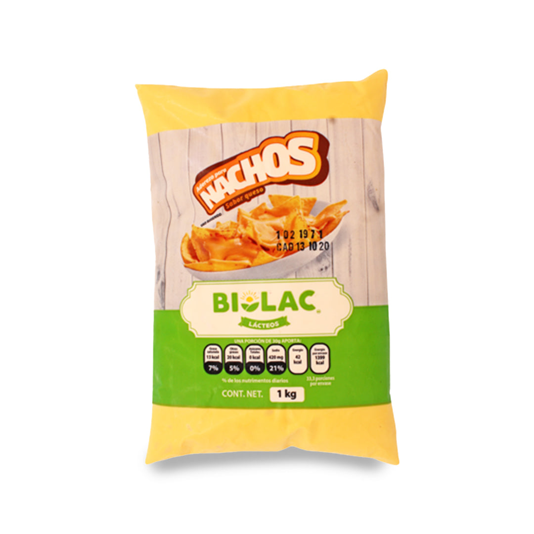 Queso Nachos Biolac 1 Kg