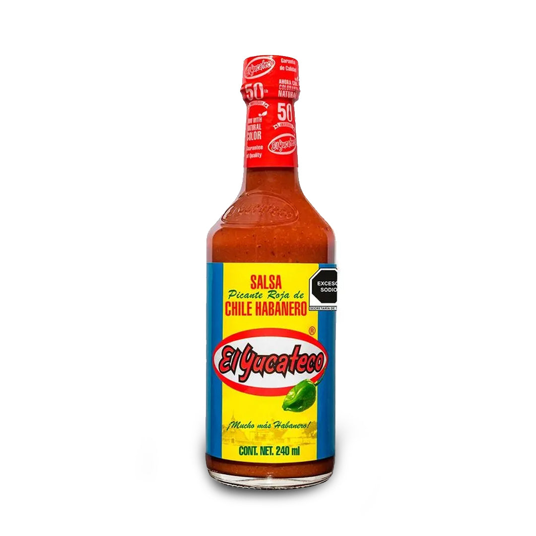 Salsa Habanera El Yucateco Hab. Roja 240Ml