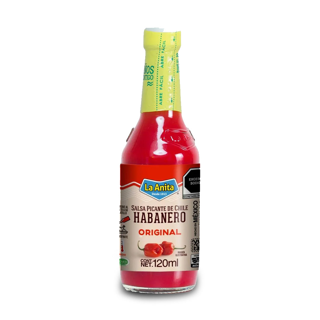 Salsa Habanera La Anita Habanero Rojo 120Ml