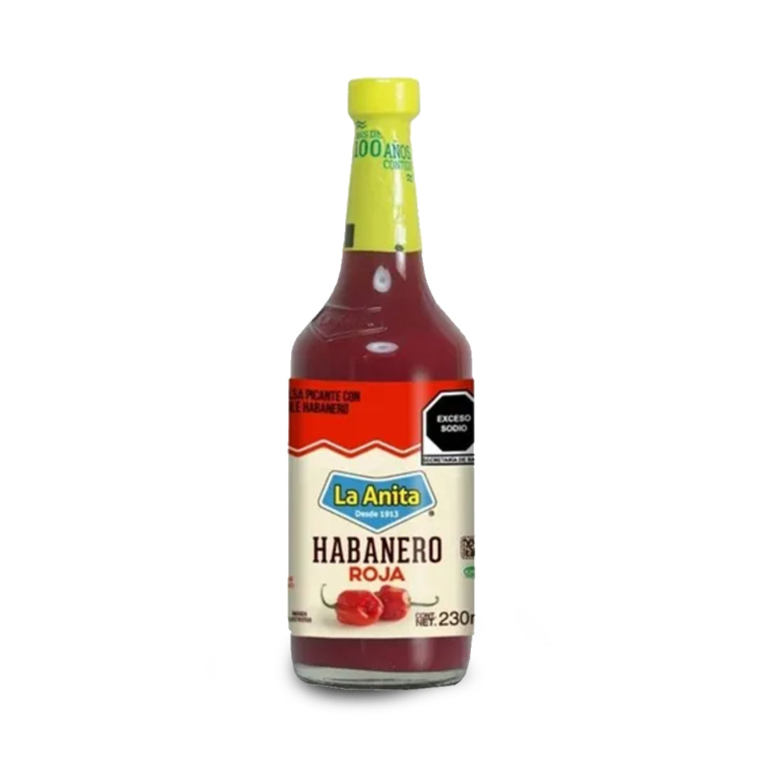 Salsa Habanera La Anita Habanero Rojo 230Ml