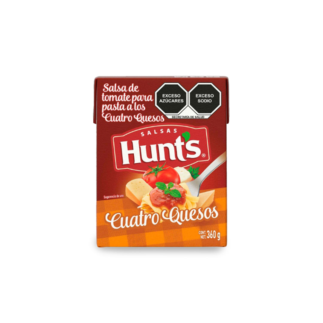 Salsa Sopas Hunts Cuatro Quesos 360 Gr