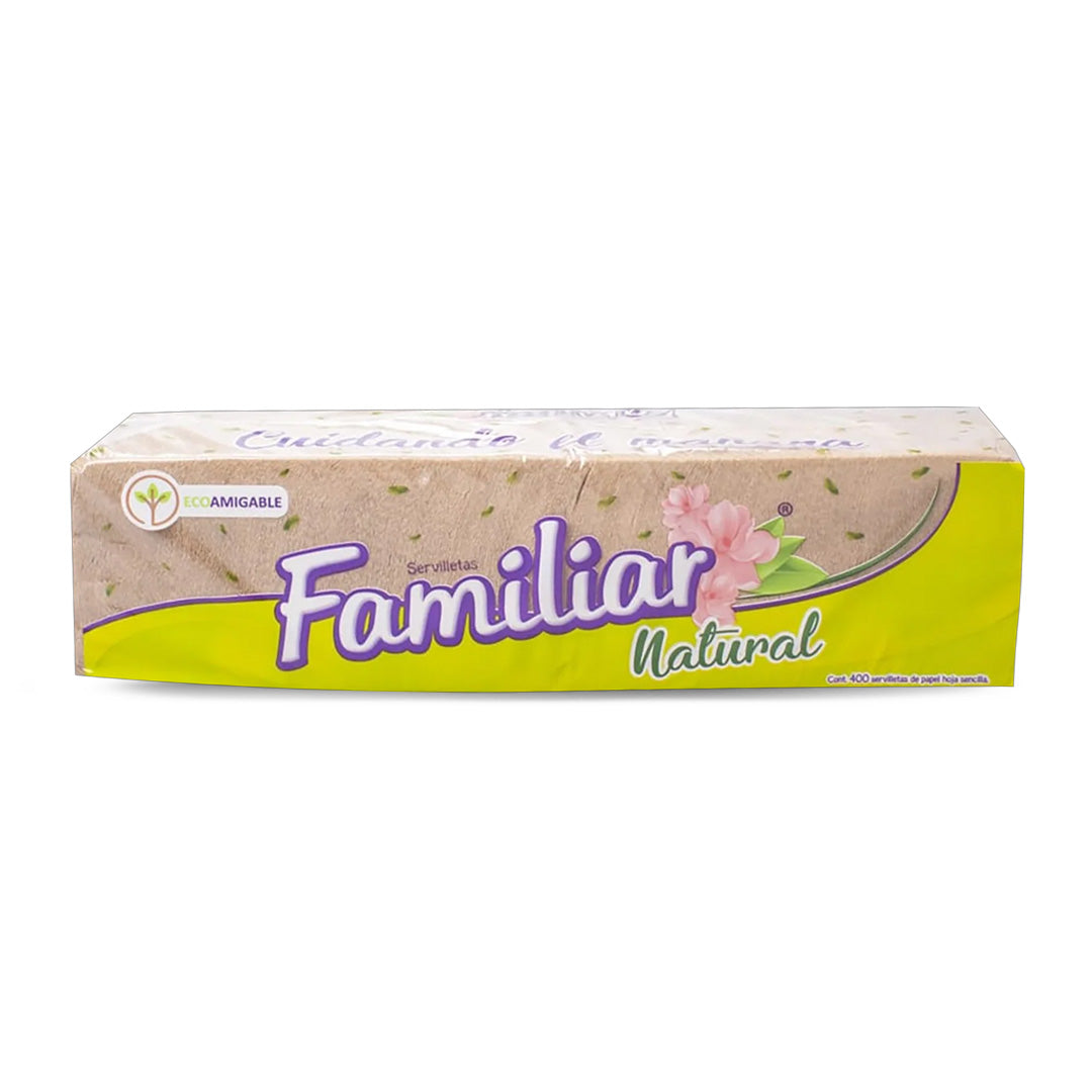 Servilletas Familiar Natural 400 Hjs