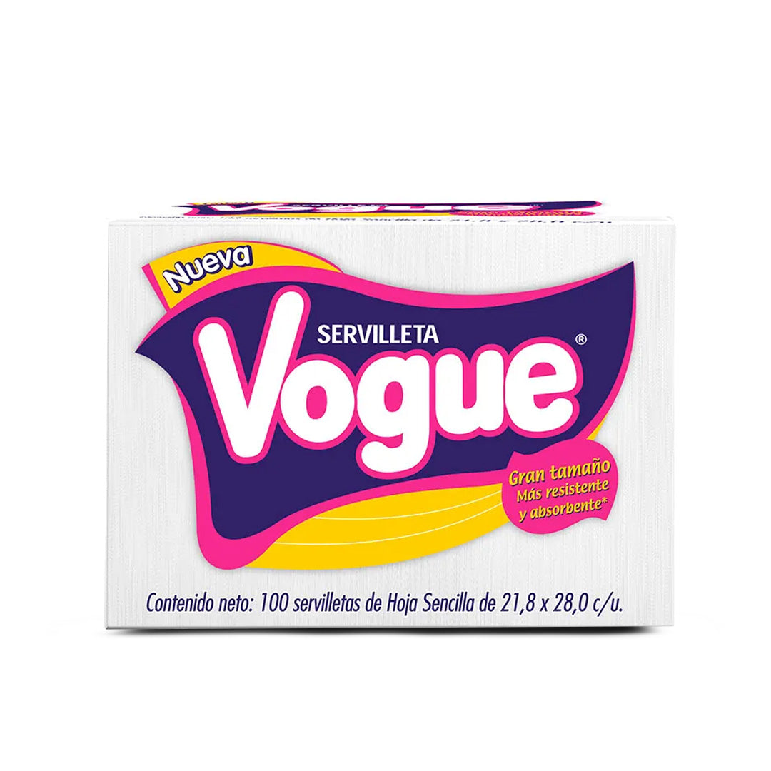 Servilletas Vogue 100Pz