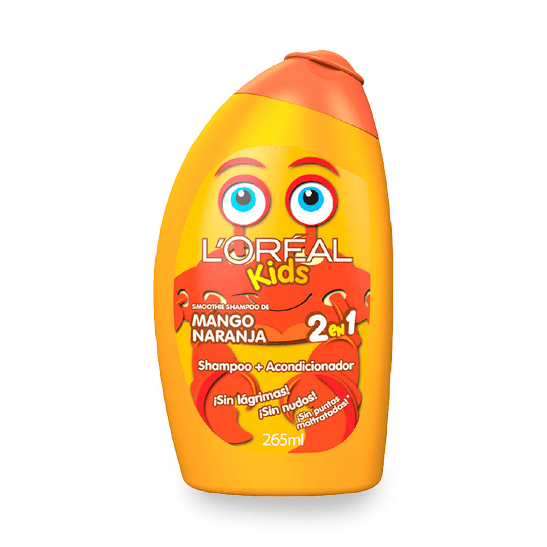 Shampoo Loreal Kids Mango Naranja 2En1 265Ml
