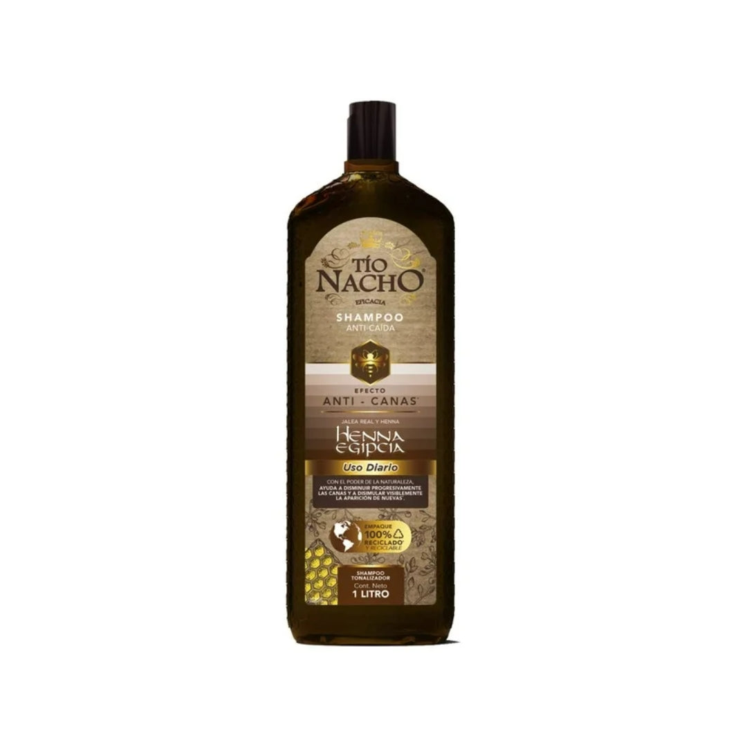 Shampoo Tio Nacho Anti-Canas Henna 1 Lt