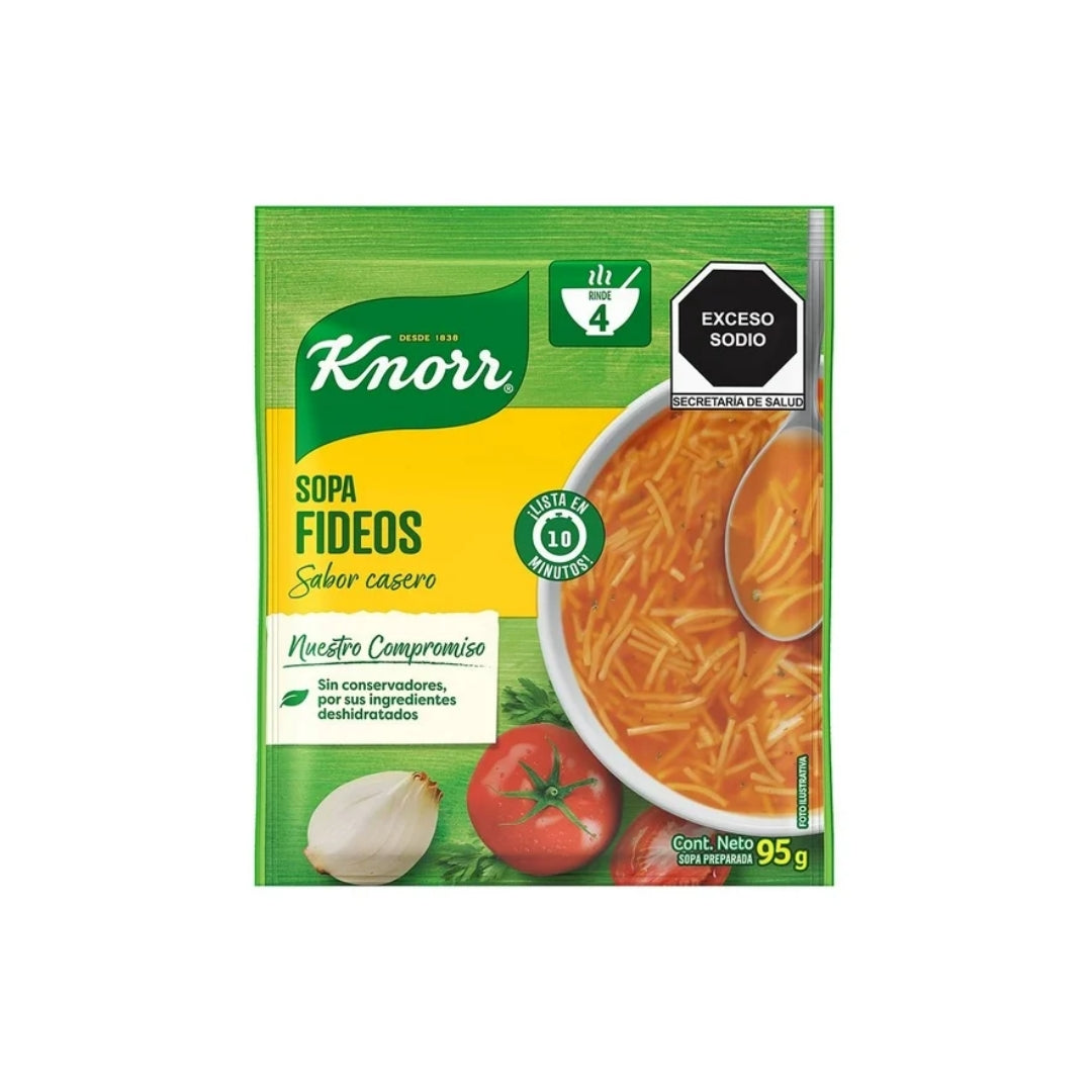 Sopa Instantanea Knorr Fideos 95 Gr