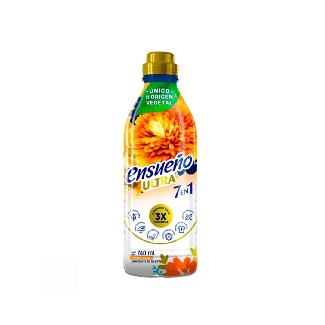 Suavizante Ensueño 7 En 1 Fresco Verano 740 Ml