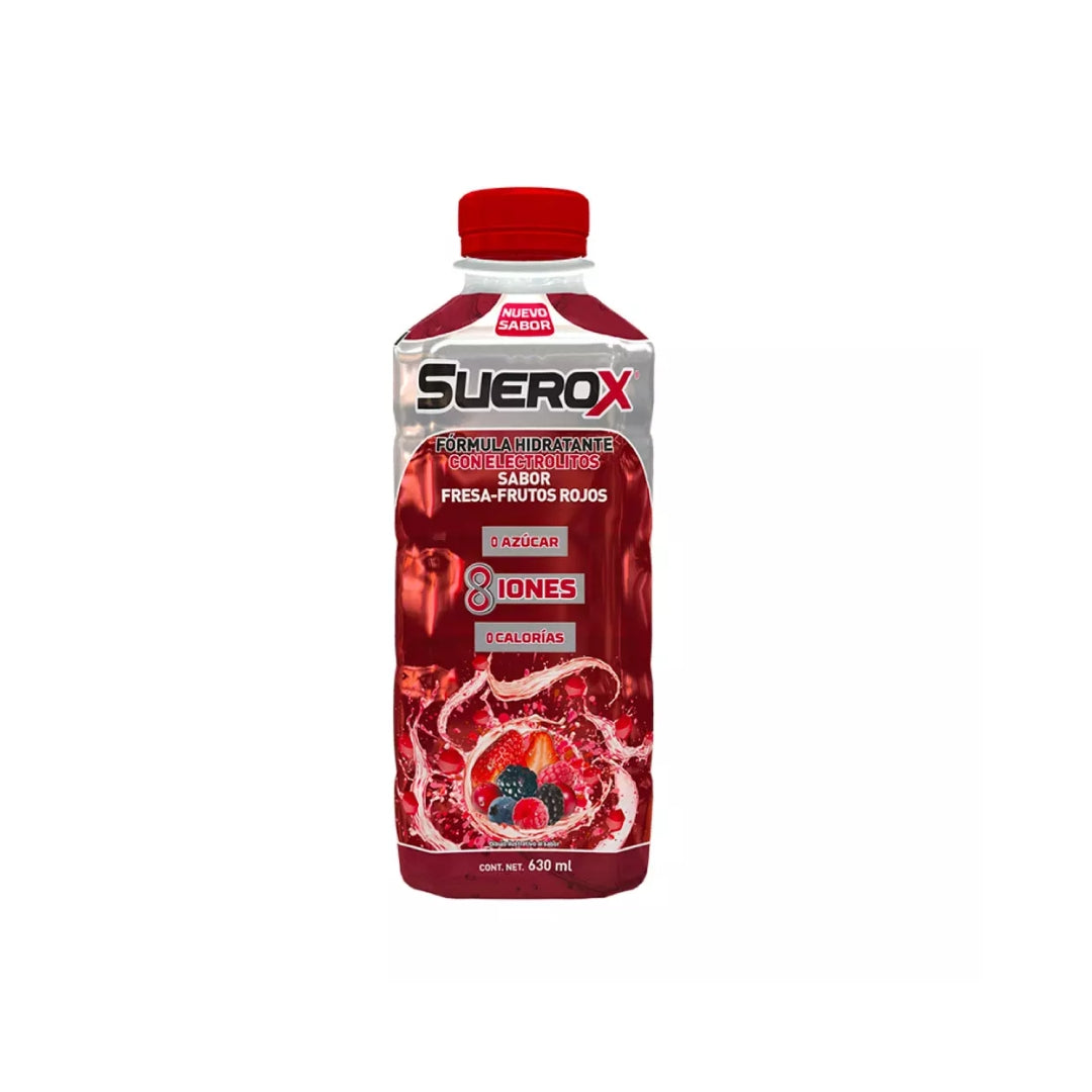 Suero Suerox 8Iones Frutos Rojos 630Ml