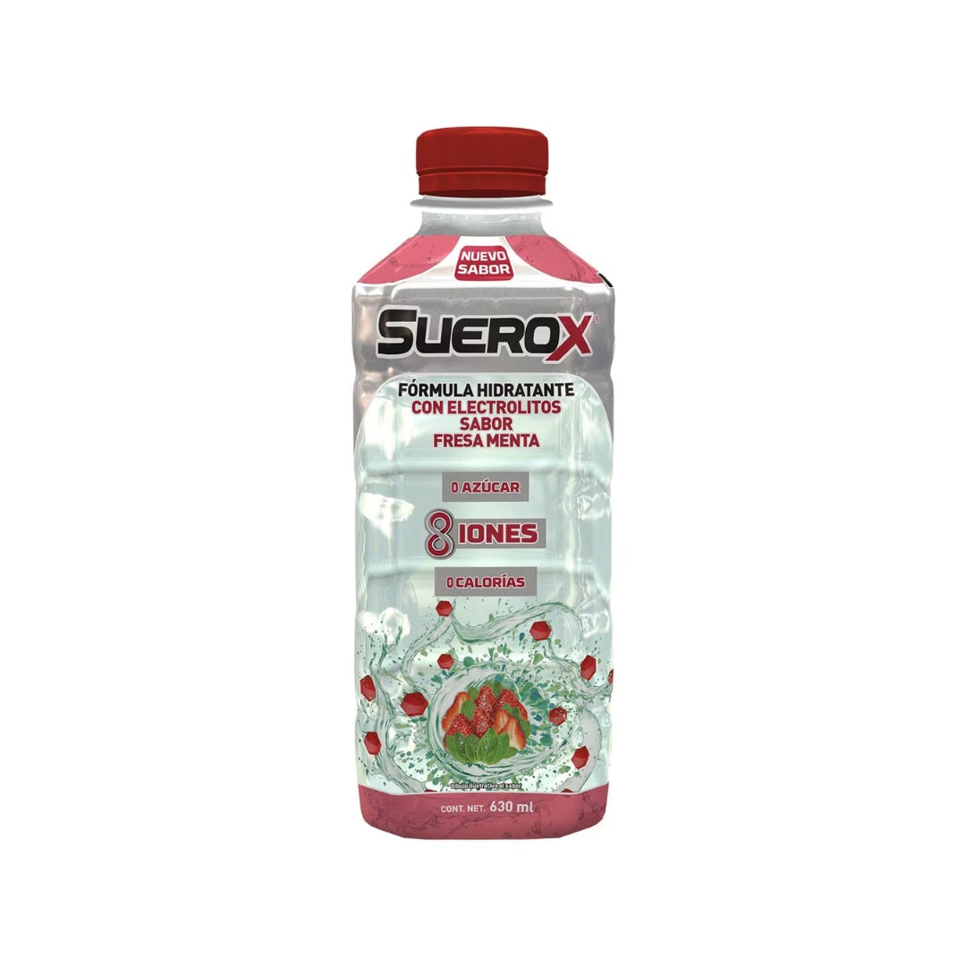 Suero Suerox 8iones Fresa Menta 630 Ml
