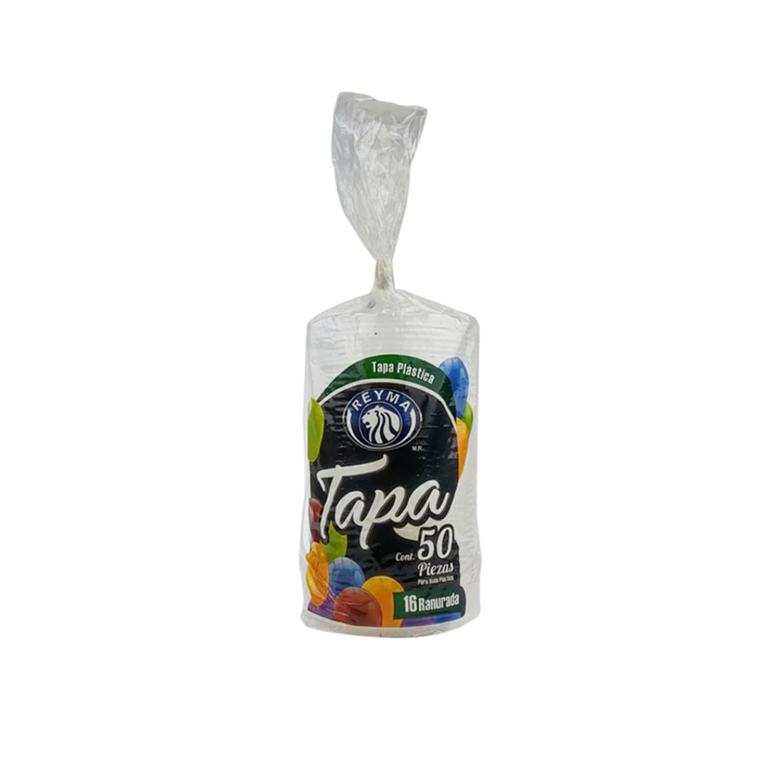 Tapa Reyma Plas. #16 Ranurada 50 Pz