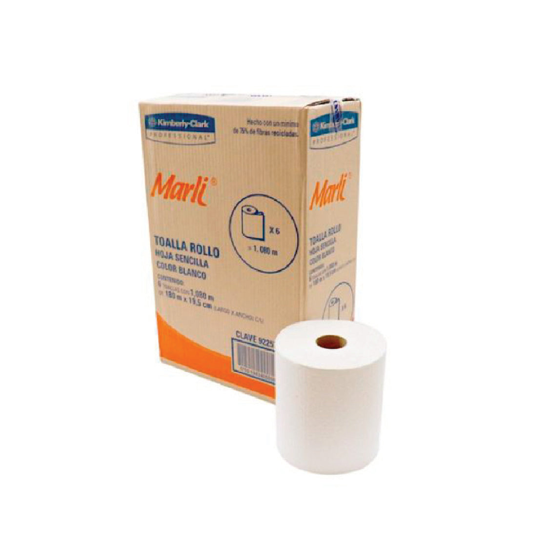 Toallas Para Manos Marli Toalla Rollo Blanca 180