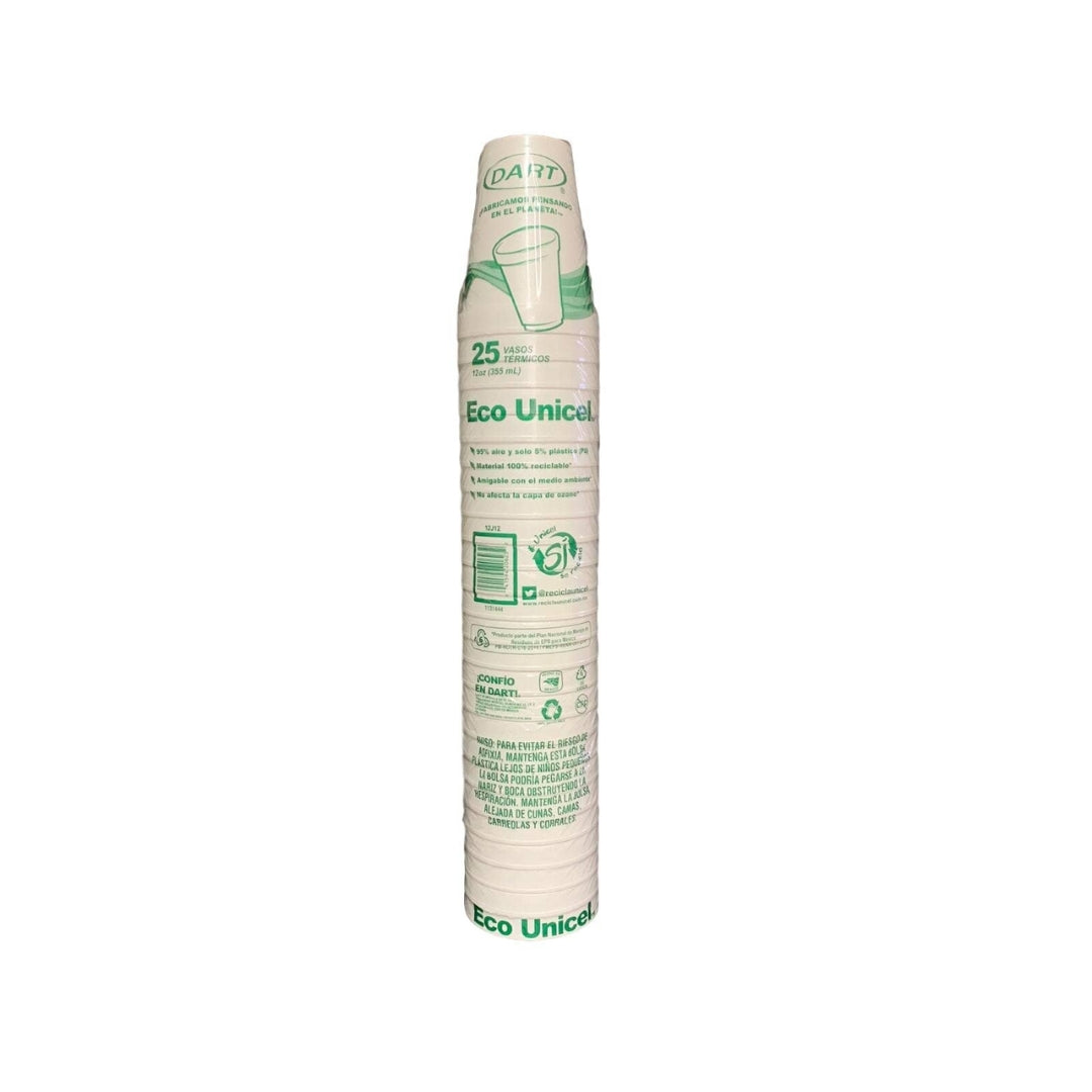 Vasos Dart Termico #12 25 Pz.