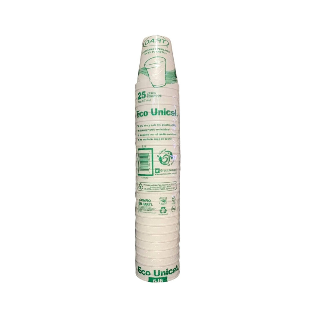 Vasos Dart Termico #6 25 Pz.