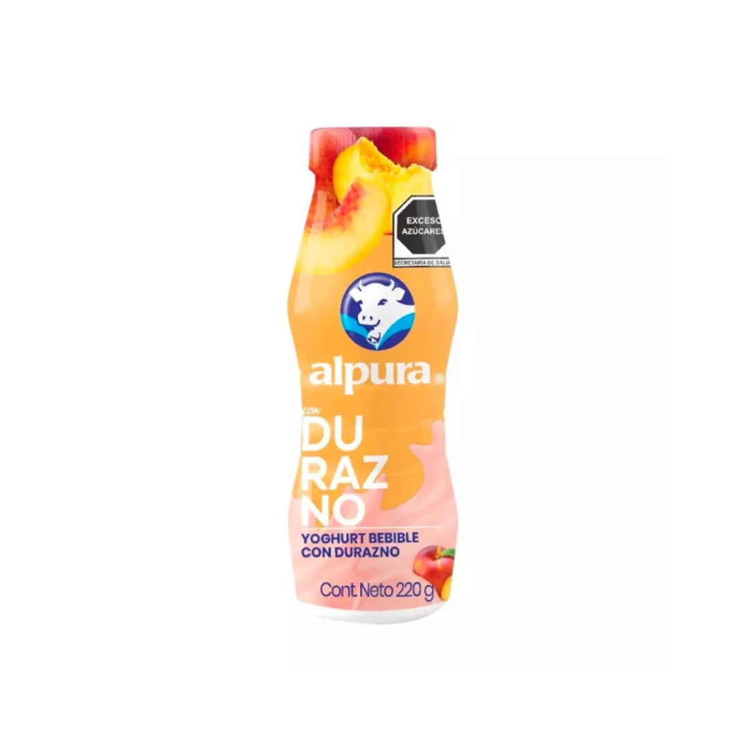 Yogurt Alpura Beber Durazno 220 Gr