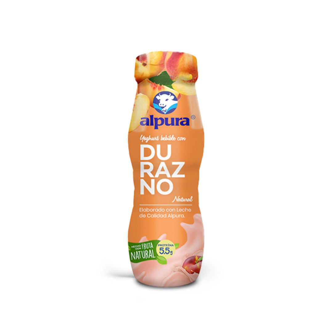Yogurt Alpura Beber Durazno 245 Gr