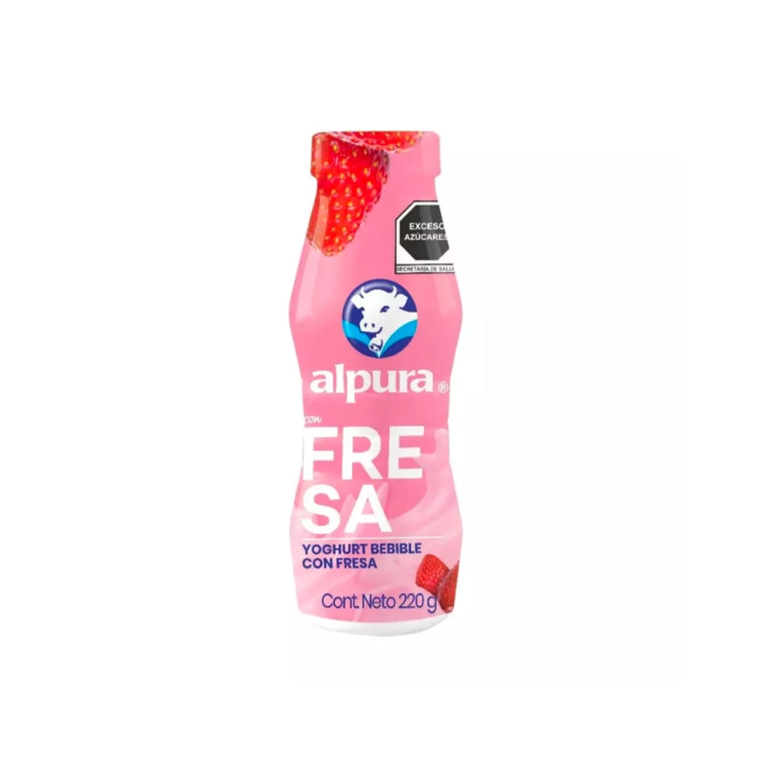 Yogurt Alpura Beber Fresa 220 Gr