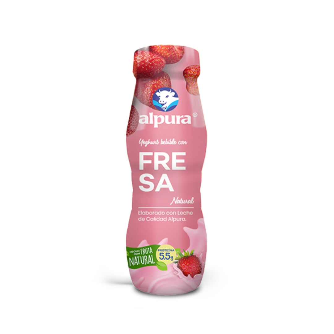 Yogurt Alpura Beber Fresa 245 Gr