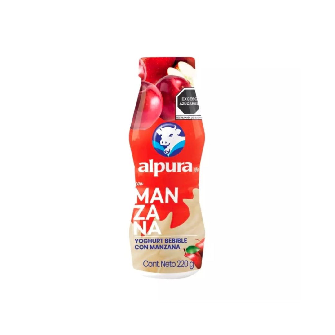 Yogurt Alpura Beber Manzana 245 Gr