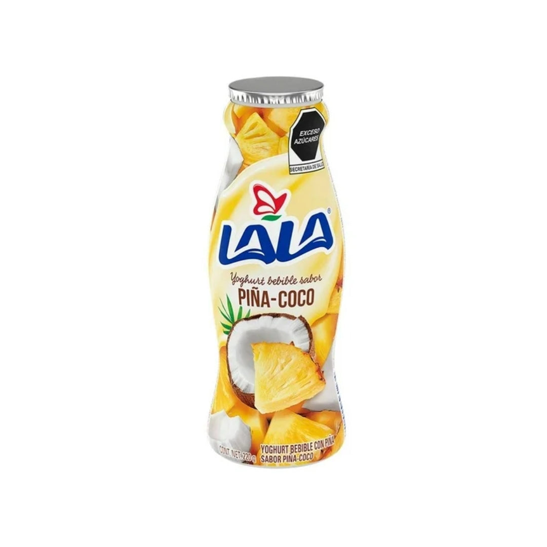 Yogurt Lala Beber Piña-Coco 220Gr Pz