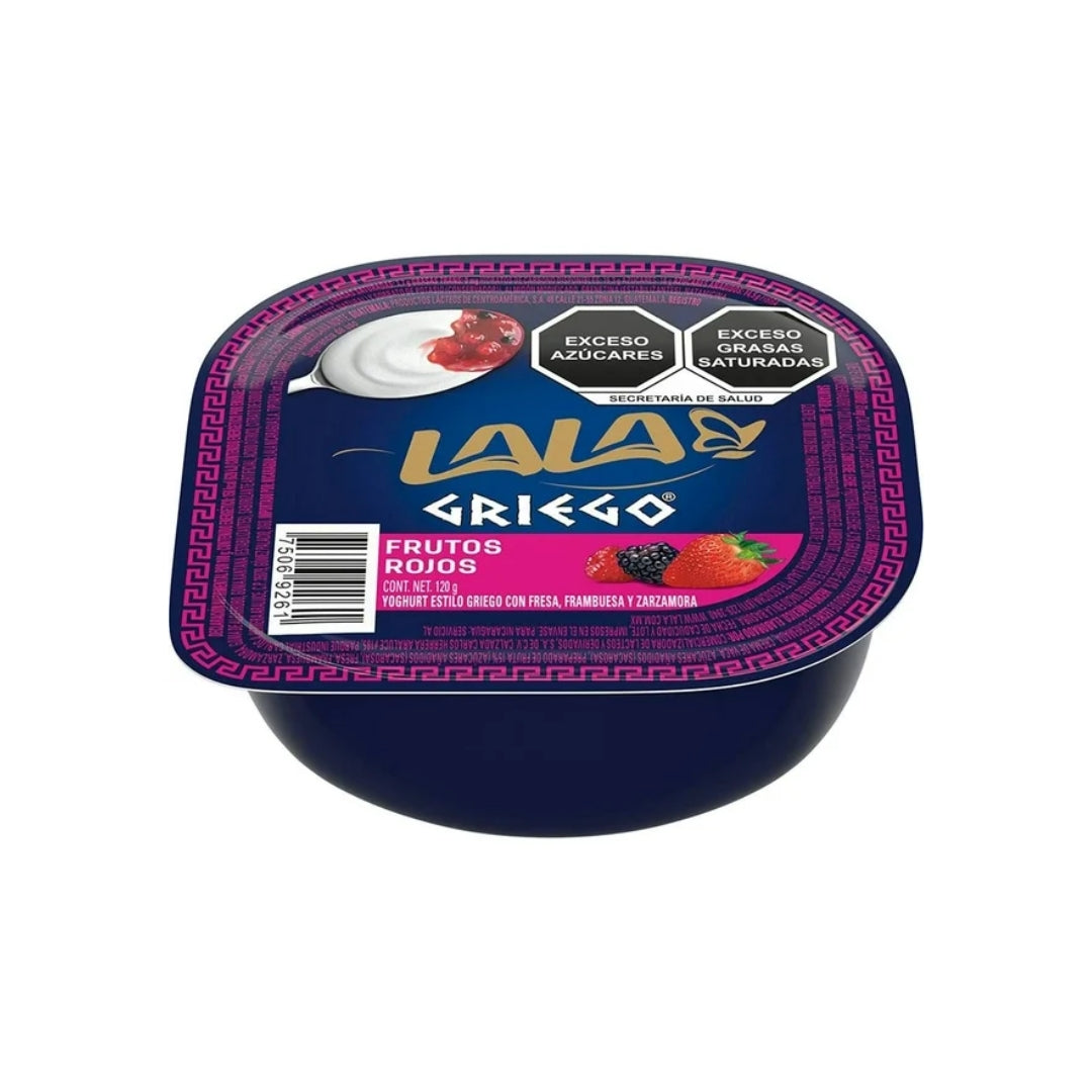 Yogurt Lala Griego Frutos Rojos 120G