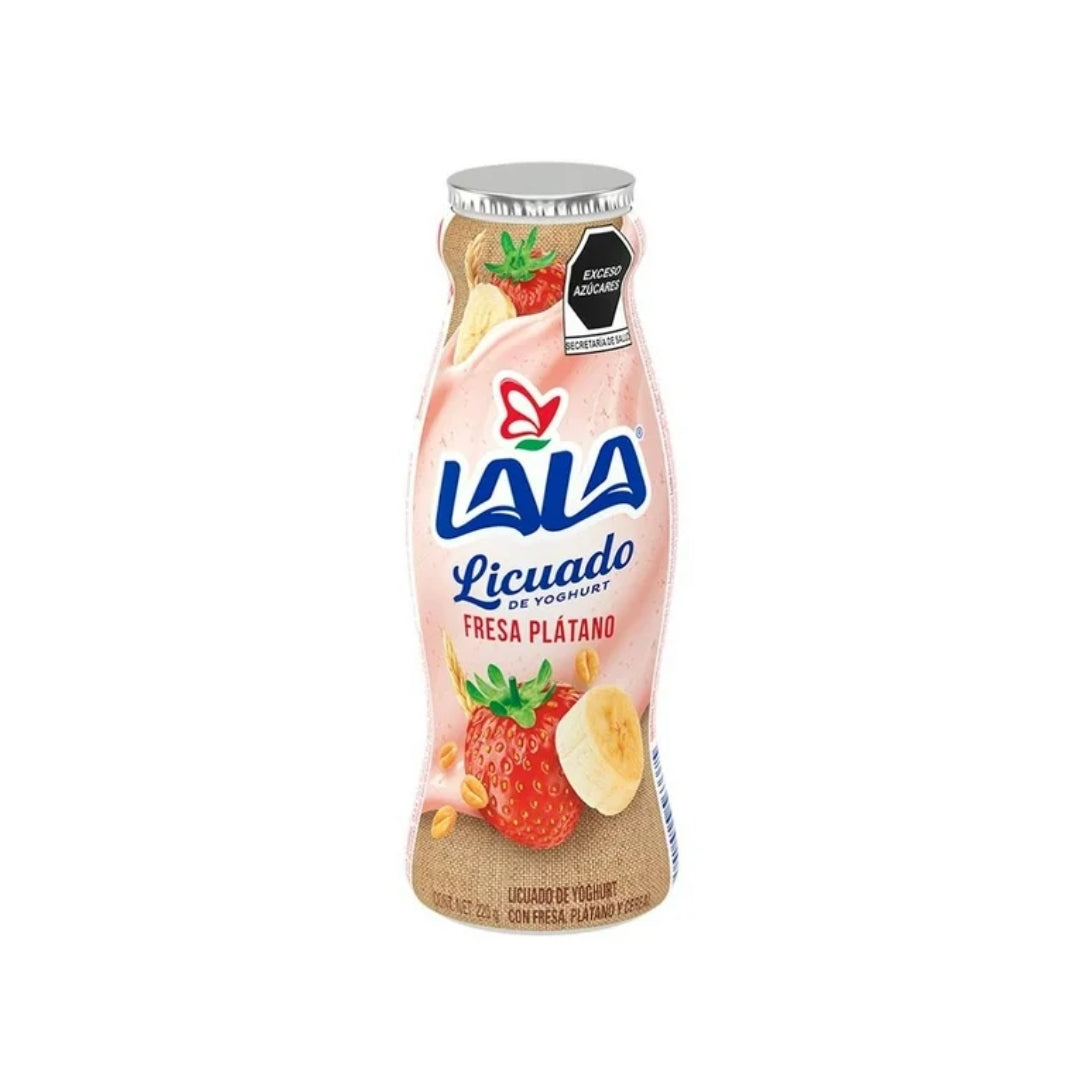Yogurt Lala Licuado Fresa,Platano Y Cereal 220G