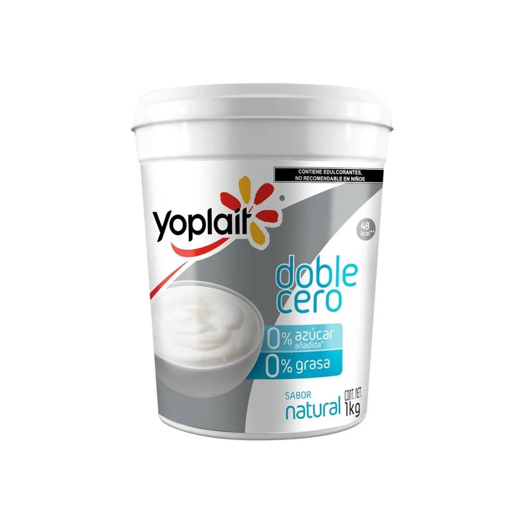 Yogurt Yoplait Doble Cero Natural 1Lt