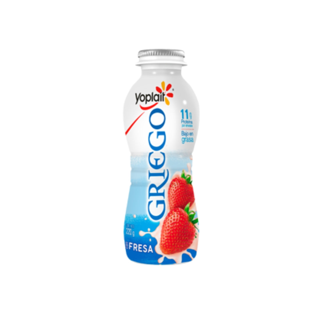 Yogurt Yoplait Griego Beber Fresa 220Gr