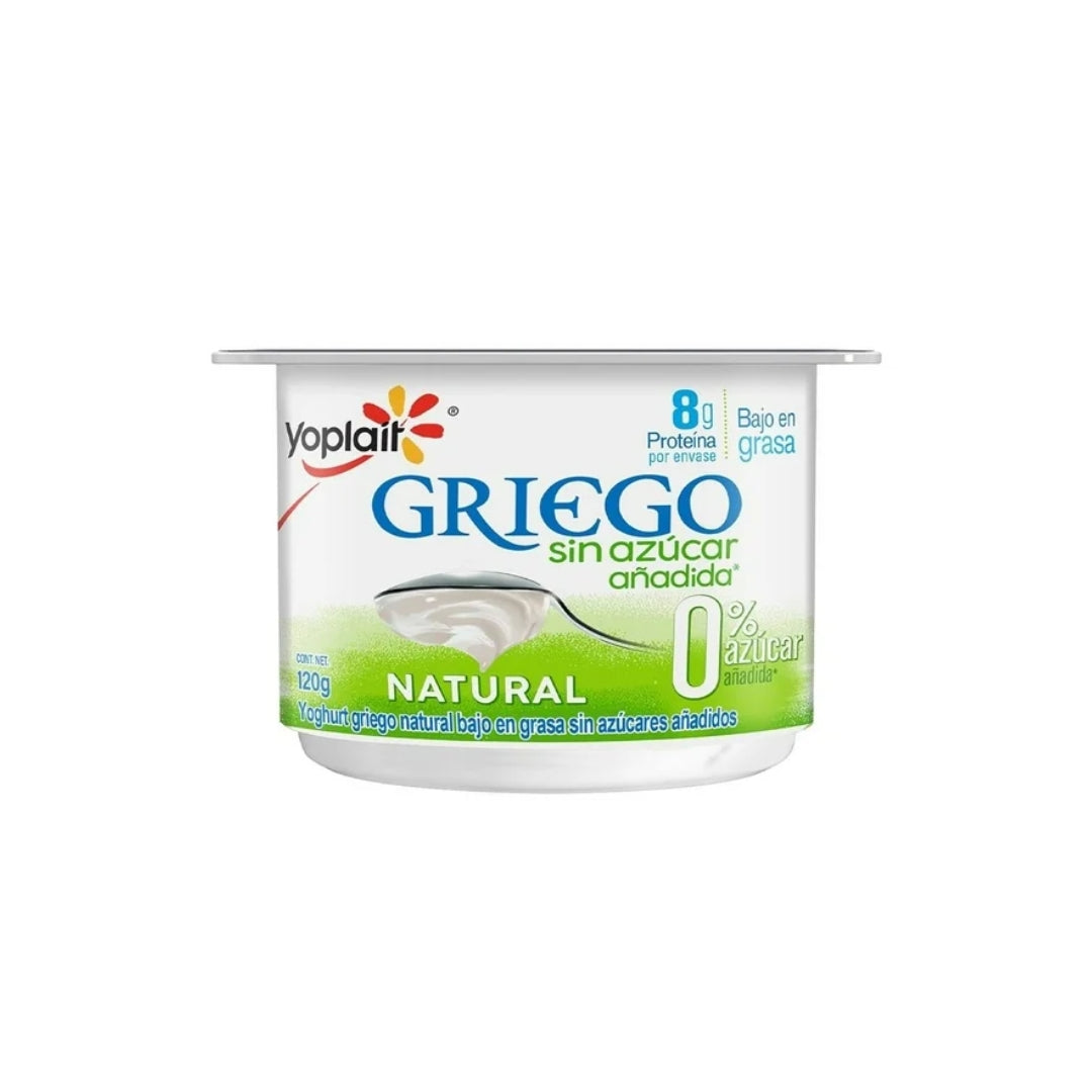 Yogurt Yoplait Griego Nat. S/Azucar 120 Gr