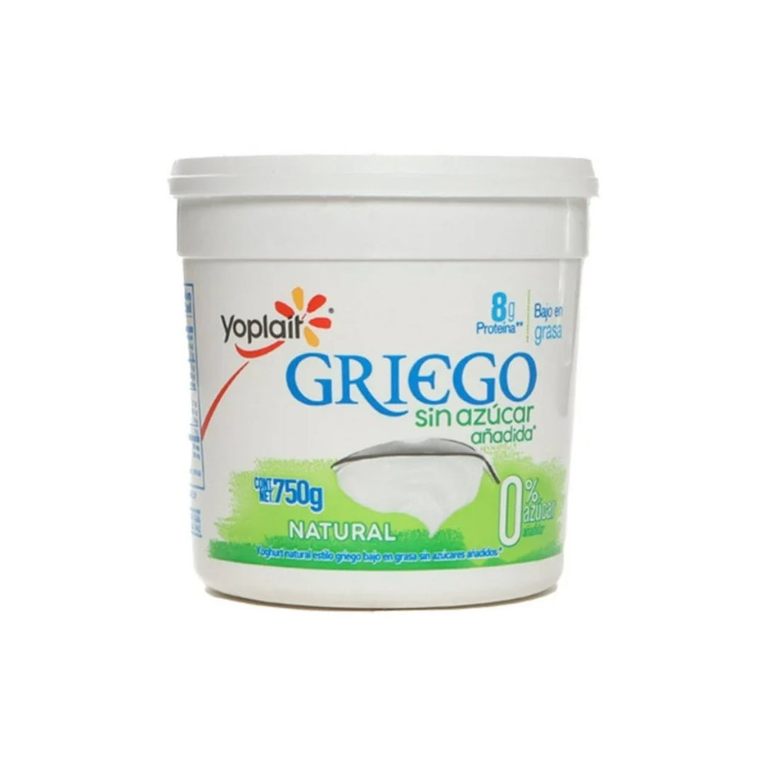 Yogurt Yoplait Griego Natural S/Azucar 750Gr